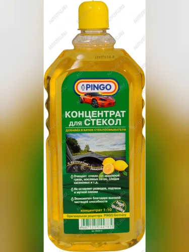 Концентрат для стеклоочистителей 1:10  1000 мл - лимон Pingo 85030-0