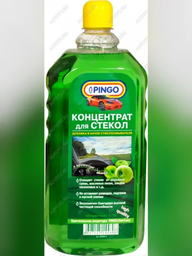 Концентрат для стеклоочистителей 1:10  1000 мл - яблоко Pingo 85030-2