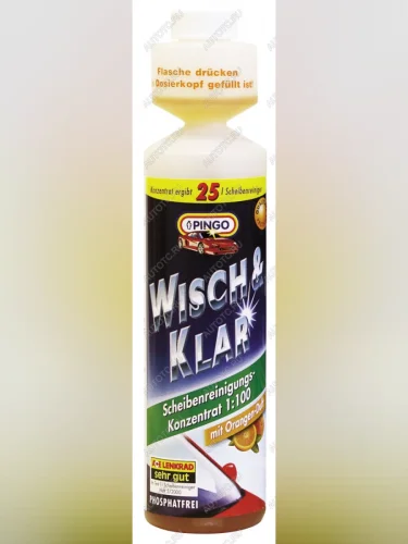 Концентрат для стеклоочистителей 1:100  250 мл - яблоко Pingo 00786-5