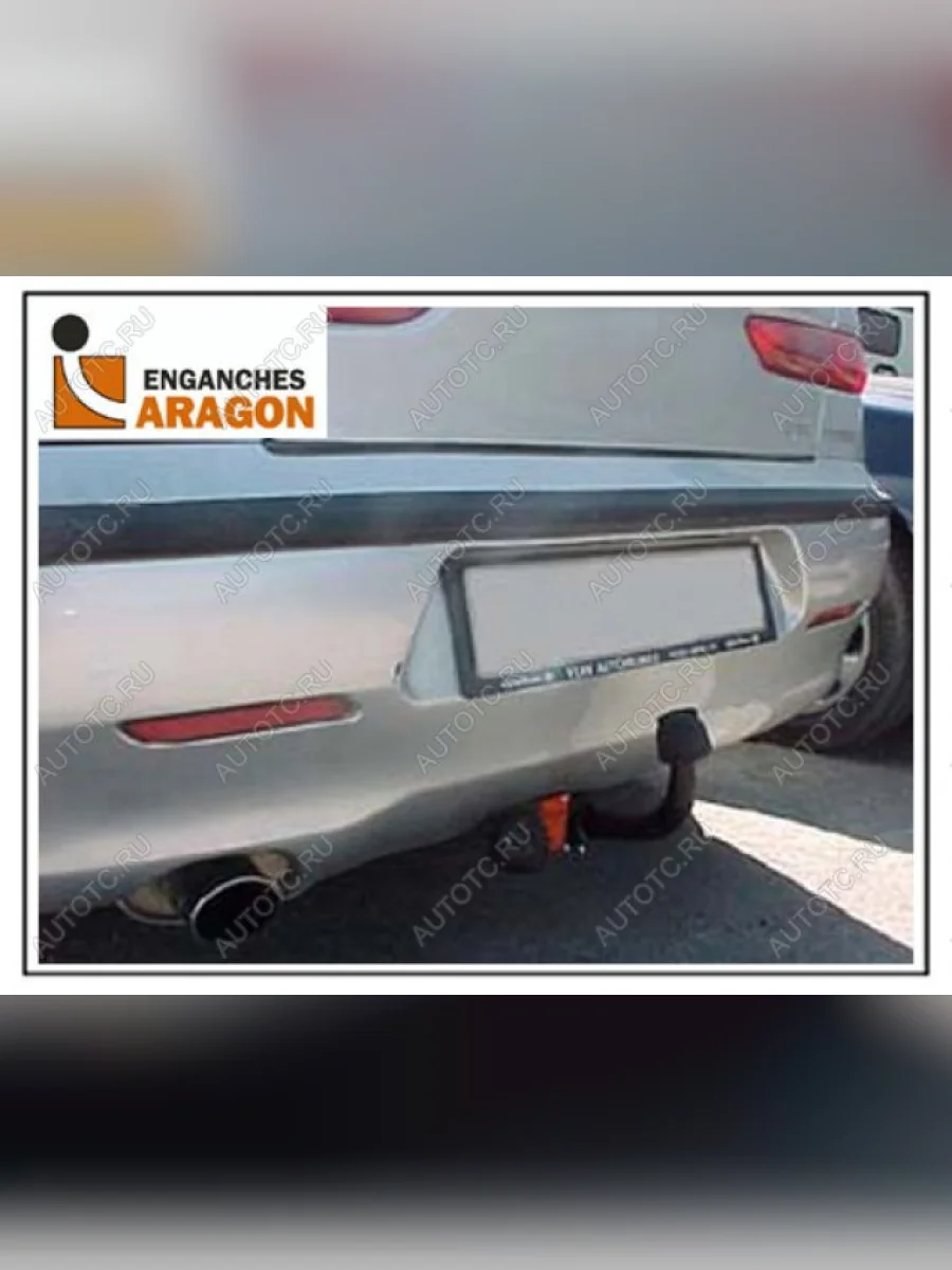 ТСУ для ALFA ROMEO 156 сед. 1997-2005, Тип шара: Горизонтальный, условно-съемный (лебединая шея) (A)  Альфа Ромео Aragon e0105aa  в Воронеже Воронежской области