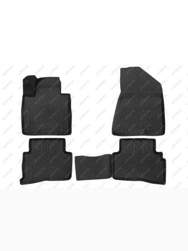 Коврики 3D в салон KIA SportageHYUNDAI Tucson, 2016-2021, 4шт. (противоскользящие шипы, повышенная безопасность, ПУ)  Киа Спортаж KIA format.pro2560210