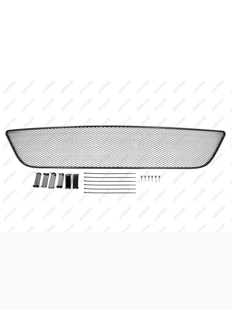 Сетка на бампер внешняя для SUZUKI SX4 2016-2021, черн., 15 мм, к-т 1шт., без адаптивного круиз-контроля  Сузуки Сх4 Arbori 15-sx4-01  в Воронеже Воронежской области