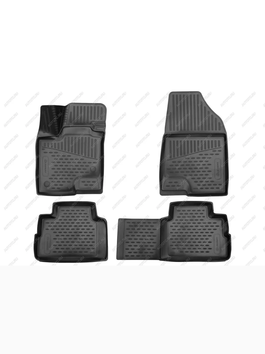 Коврики 3D в салон (полиуретан) Element Haval Dargo (2022-2025) (черные)  с доставкой в г. Керчь