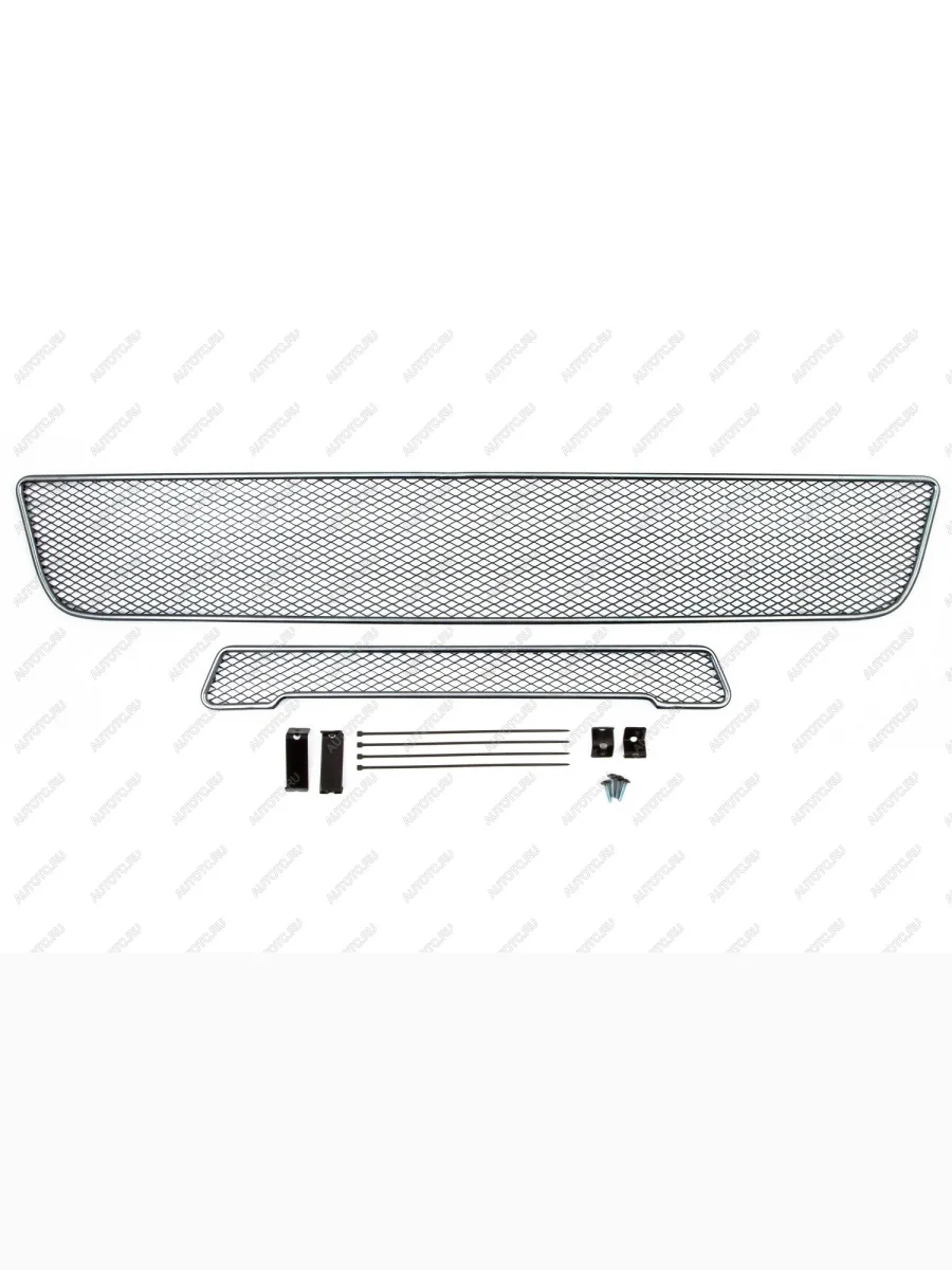 Защитные рамки радиатора внешние серебристые RT-66 (УК, ДК), шт  Исузу Д-макс ISUZU 5007605007  в Самаре Самарской области