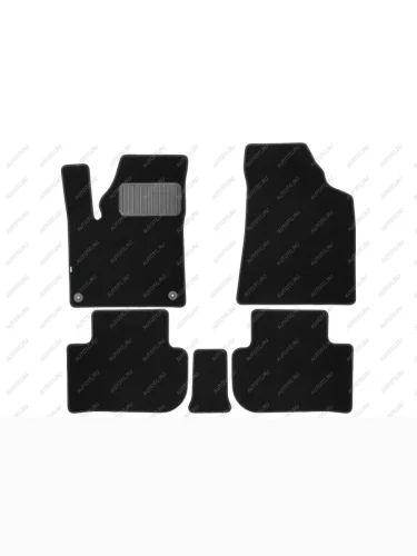 Коврики в салон Klever Premium FAW Besturn T77 2021- кросс., 5шт. (текстиль)  ФАВ Бестюн Т77 Klever klever0506201522110kh