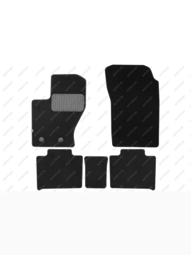 Коврики в салон Klever Premium TANK 500 2022- кросс., 5шт. (текстиль)  ТАНК Klever klever0312200222110kh