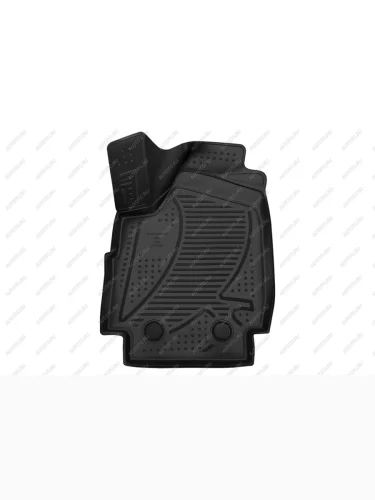 Коврики 3D в салон передний левый (полиуретан) Element (черные) Лада ВАЗ 2123 (Нива Шевроле) (2009-2020) 1 рестайлинг