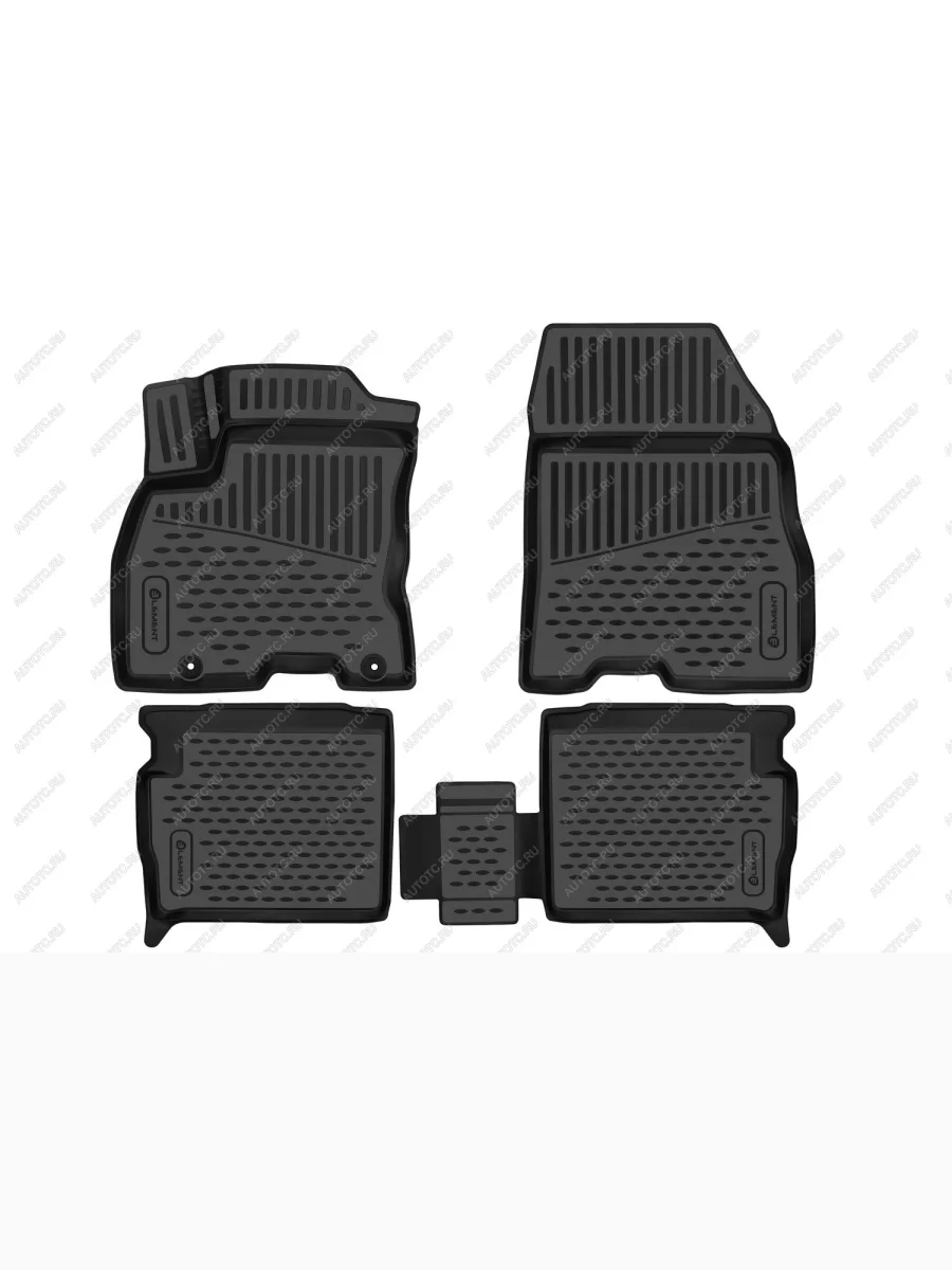 Коврики 3D в салон (полиуретан) Element  Evolute i-PRO (2022-2025) (черные)  в Керчи Республика Крым