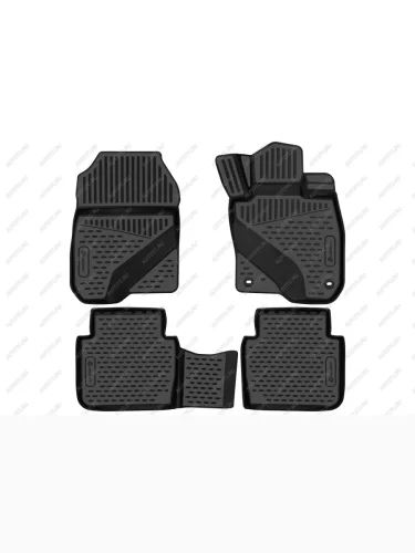 Коврики 3D в салон (полиуретан) Element (черные) Honda CR-V  RW,RT (2019-2022) рестайлинг