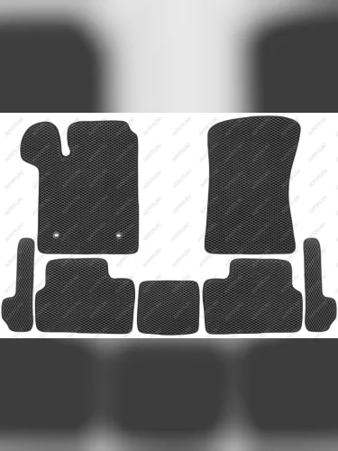 Коврики в салон EVA Кlever (черная окантовка) Лада ВАЗ Приора 2170 седан дорестайлинг (2007-2014)