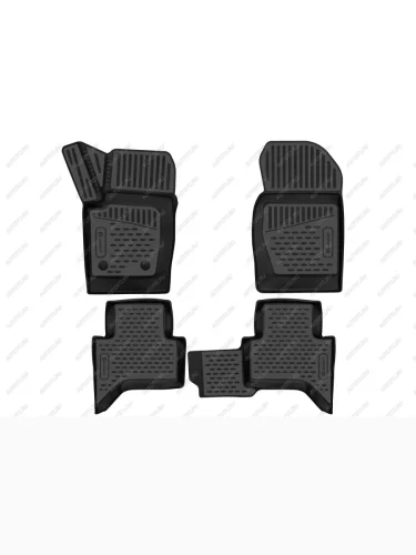 Коврики 3D в салон (полиуретан) Element (черные) Tank 300 (2020-2025)