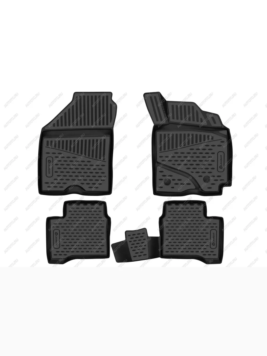 Коврики 3D в салон подходят для SUZUKI Swift 2016- П.Р. Хэтч, 4шт. (полиуретан)  Сузуки Свифт Element element3dan0444210k  в Керчи Республика Крым