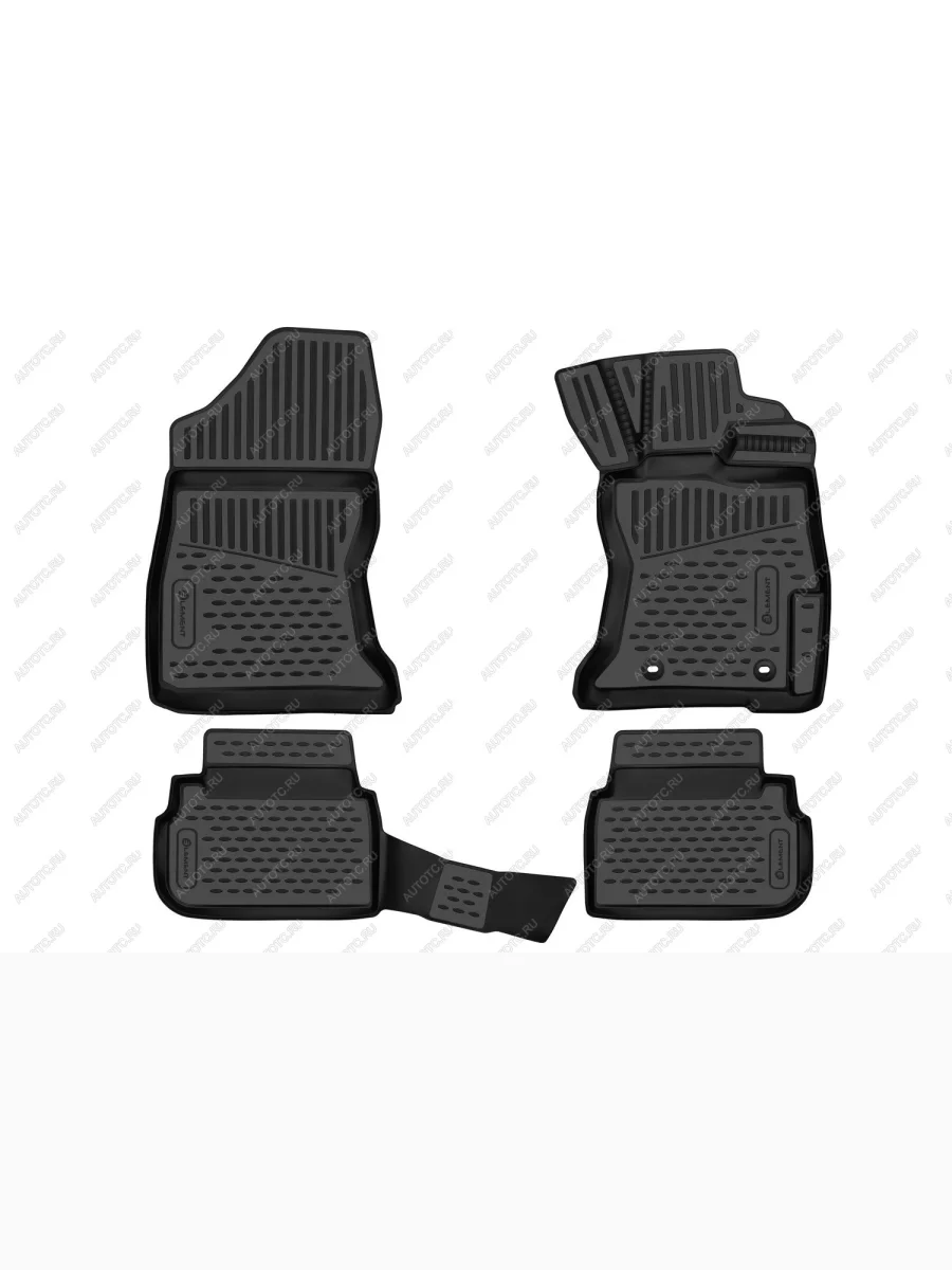 Ковер в салон подходит для Subaru Impreza  Subaru XV 2016- Хэтч, П.Р. 4шт  Субару Импреза Element element3dan0460210k  в Самаре Самарской области