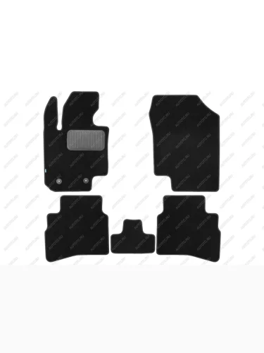 Коврики в салон Klever Premium Москвич 3 2022- Внед. 5 дв., 5шт (текстиль) Klever klever0512300122110kh