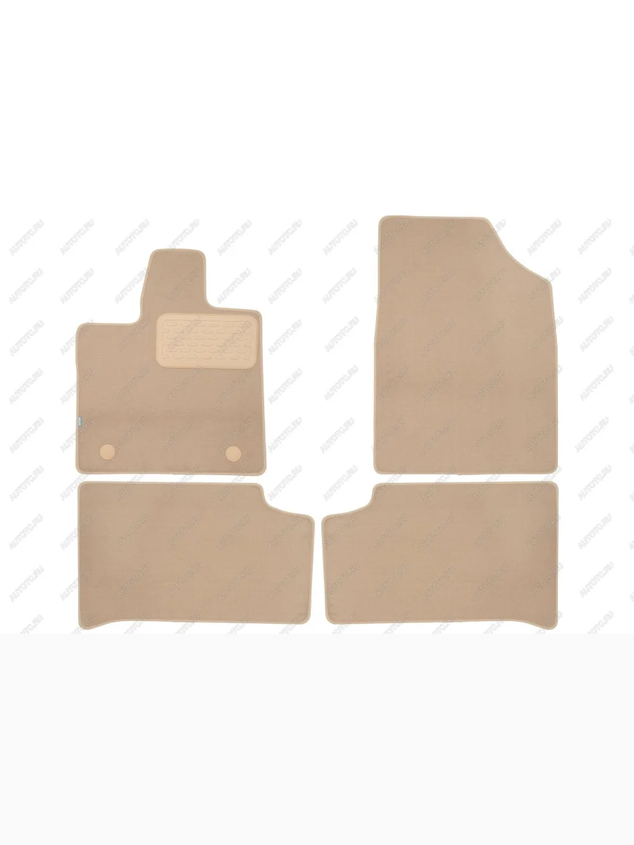 Коврики в салон Klever Premium CHANGAN UNI-K 2022- кросс., 4шт (текстиль, бежевые)  Чанган Юни-К Klever klever0409200322112kh  в Керчи Республика Крым
