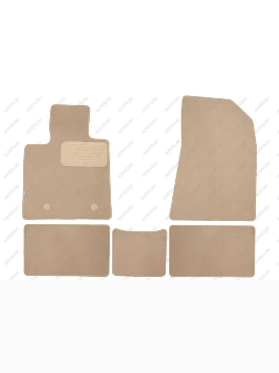 Коврики в салон Klever Premium CHANGAN UNI-V 2022- сед., 5шт. (текстиль, бежевые)  Чанган Юни-В Klever klever0409200422112kh  в Воронеже Воронежской области
