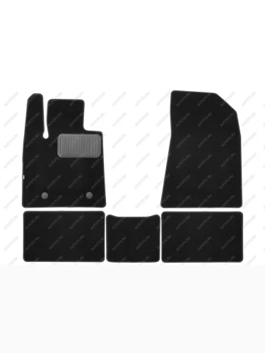 Коврики в салон Klever Premium CHANGAN UNI-V 2022- сед., 5шт. (текстиль)  Чанган Юни-В Klever klever0509200422110kh