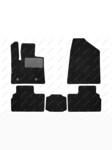 Коврики в салон Klever Premium CHANGAN UNI-T 2022- кросс., 5шт. (текстиль)  Чанган Юни-Т Klever klever0509200522110kh