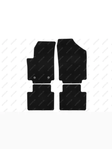 Коврики в салон Klever Econom EVOLUTE i-JOY 2022- кросс., 4шт (текстиль)  Эволют Ай Джой Klever klever0112100201200k