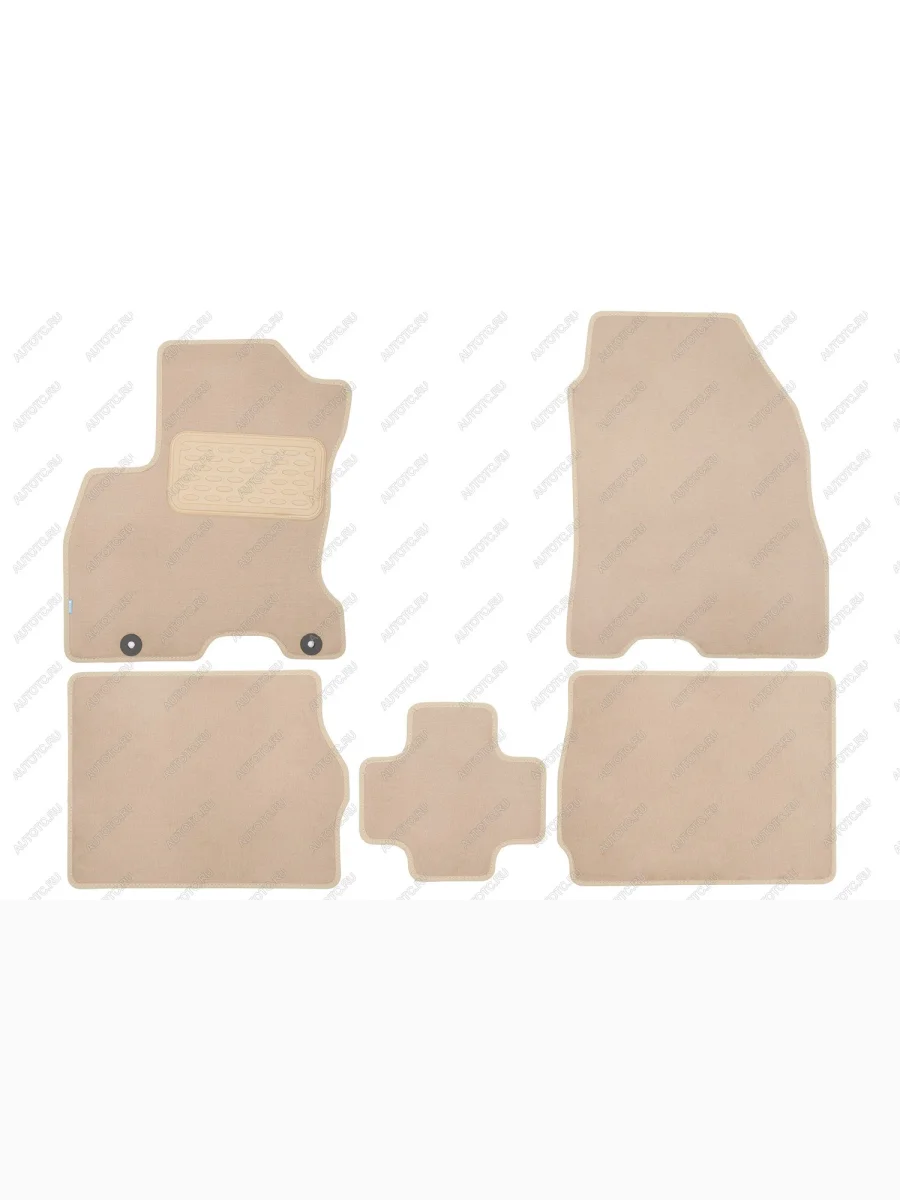 Коврики в салон Klever Premium EVOLUTE i-PRO 2022- сед., 5шт. (текстиль, бежевые)  Эволют Ай Про Klever klever0412100122110kh  в Воронеже Воронежской области