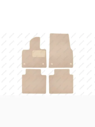 Коврики в салон Klever Premium EVOLUTE VOYAH Free 2022- кросс., 4шт. (текстиль, бежевые)  Воя Фри Klever klever0412100322112kh