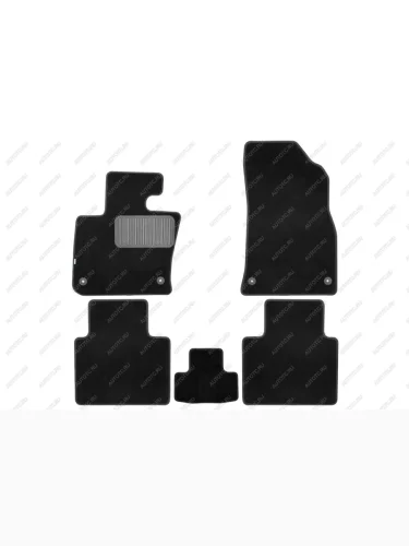 Коврики в салон (текстиль) Klever Premium (черные) Geely Monjaro (2022-2025)