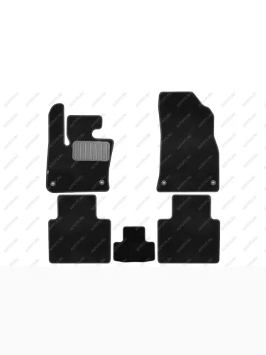 Коврики в салон Klever Premium GEELY Monjaro 2022-, кросс., 5 шт. (текстиль)  Джили Монжаро Klever klever0507503022110kh