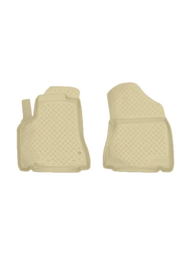 Коврик в салон (Crossway, сборка РФ, перед) Norplast Unidec (бежевый) Peugeot Partner  B9 (2015-2022) 2-ой рестайлинг