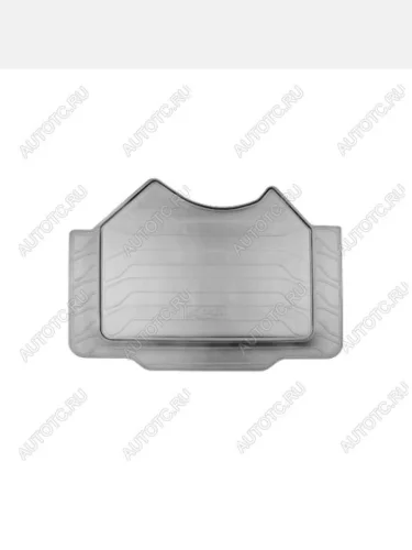 Коврик на моторный тоннель (полиуретан, ровный пол, АКПП) Norplast Unidec (серый) КамАЗ 54901 (2017-2025)