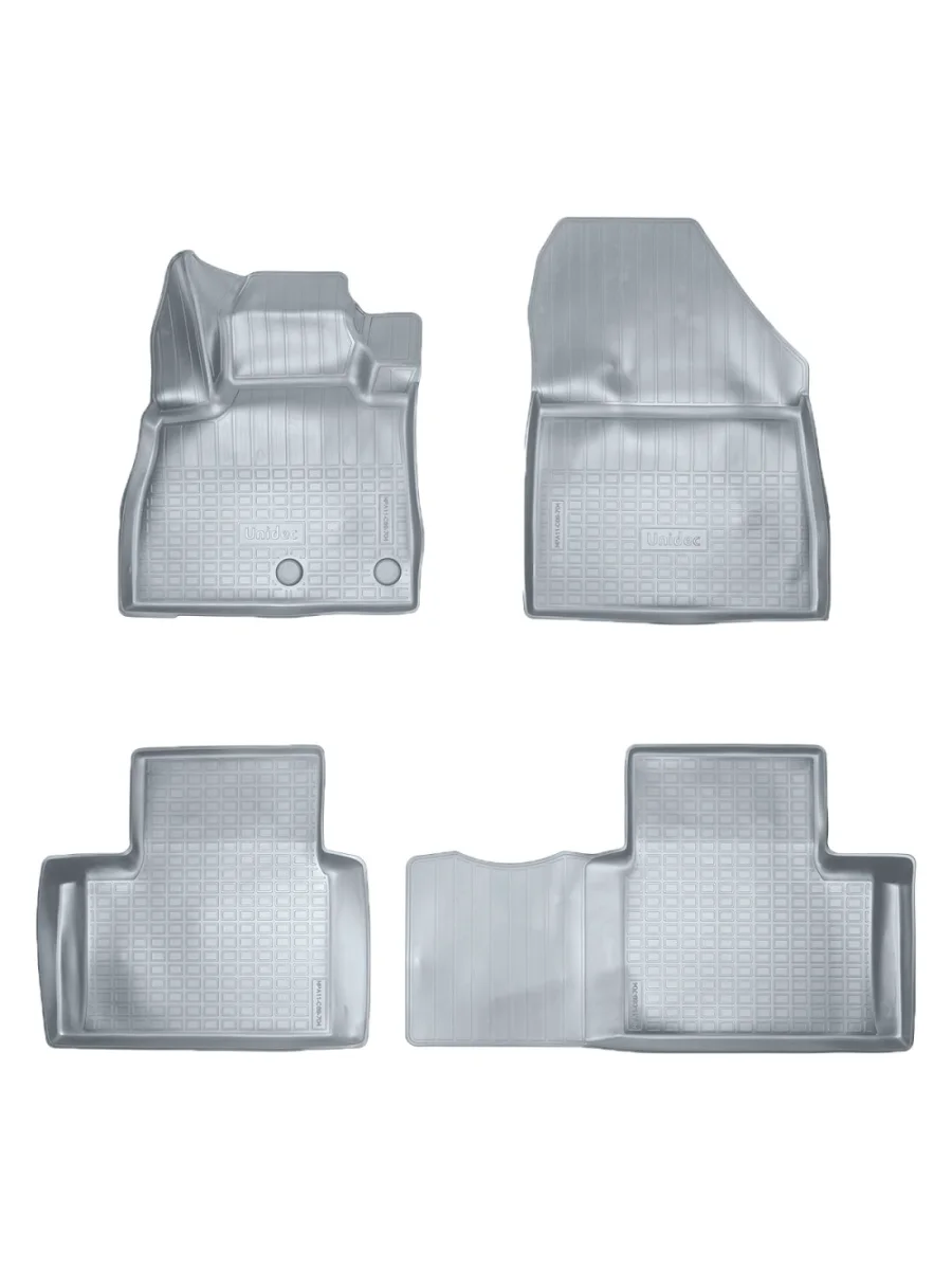 Комплект ковриков в салон Norplast Unidec  Renault Scenic (2016-2025) 4 (серый)  в Самаре Самарской области