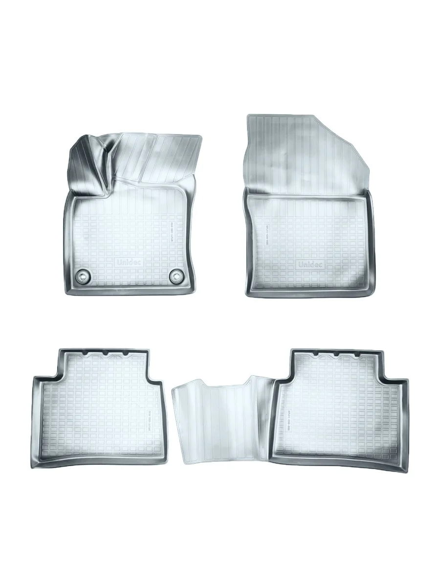 Комплект ковриков в салон Norplast Unidec Toyota Prius XW50 дорестайлинг (2015-2018) (серый)  в Самаре Самарской области