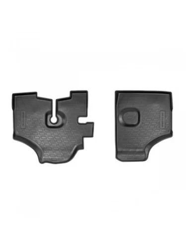 Коврики салонные (передняя пара) Norplast Unidec (черные) Chevrolet Damas (2014-2022)