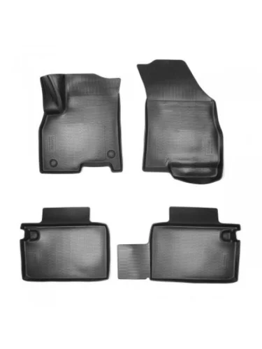 Коврики салонные (1,2 ряд) Norplast Unidec (черные) Chery Tiggo 8 PRO MAX e plus (2022-2025)