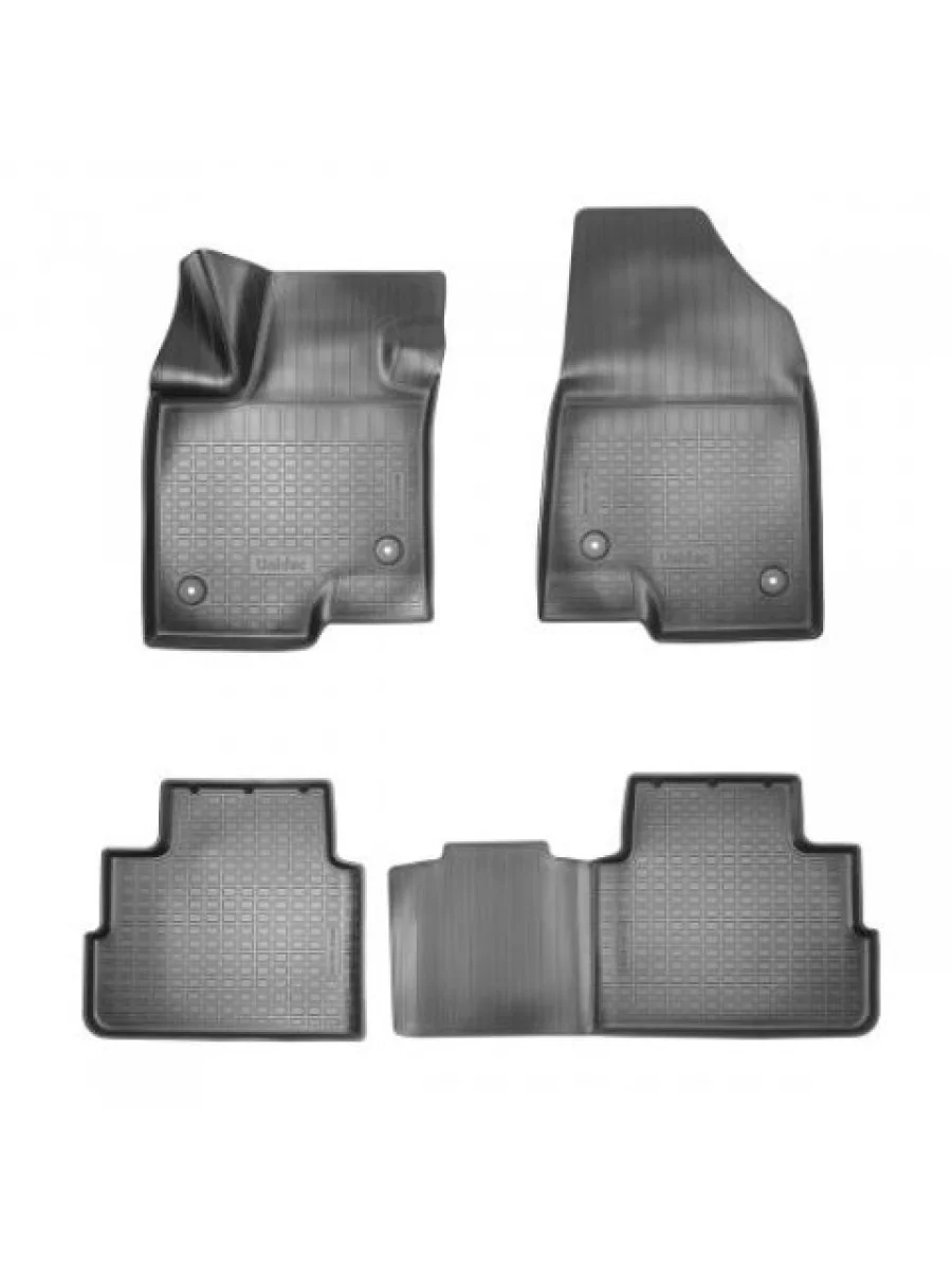 Коврики салонные (полный привод) Norplast Unidec Haval Dargo (2022-2025) (черные)  в Керчи Республика Крым