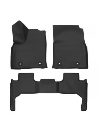 Коврики салонные (5 мест) Norplast Unidec (черные) Lexus LX600 J310 (2021-2022)