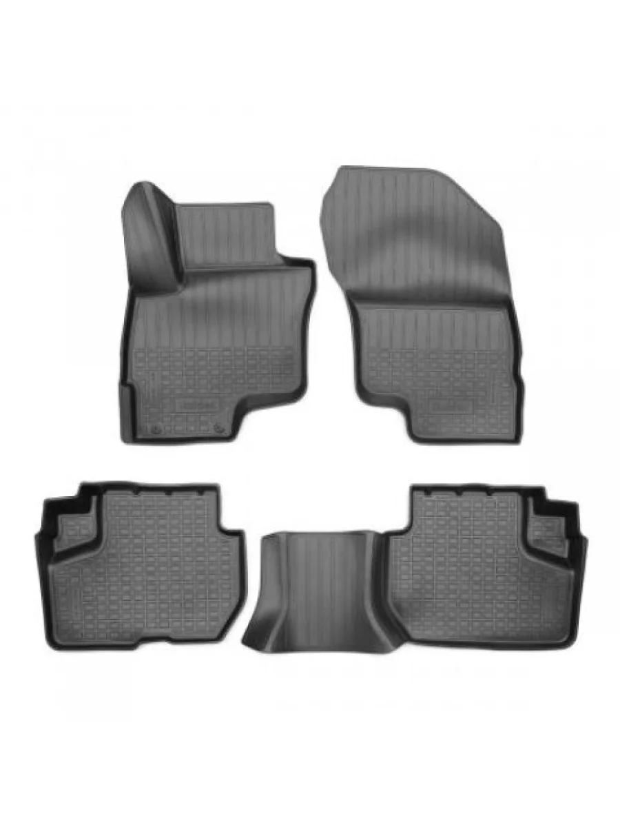 Коврики салонные (Cross) Norplast Unidec Mitsubishi Outlander GN (2021-2025) (черные)  в Самаре Самарской области
