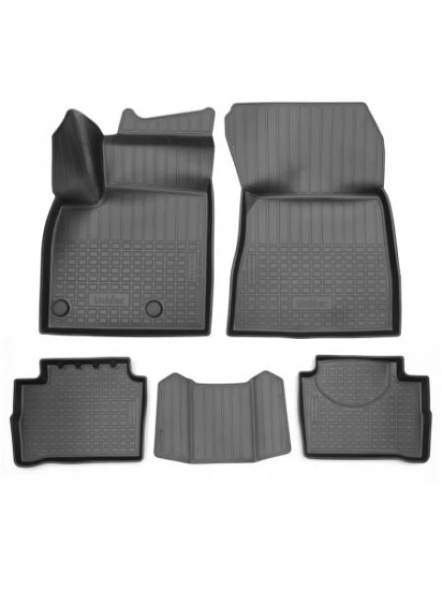 Коврики салонные 3D (бензингибрид) Norplast Unidec Nissan Qashqai 3 J12 дорестайлинг (2021-2025) (черные)  в Самаре Самарской области