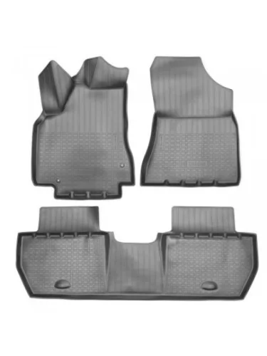 Коврики салонные 3D (2021) Norplast Unidec (черные) Opel Combo B9 (2021-2025)