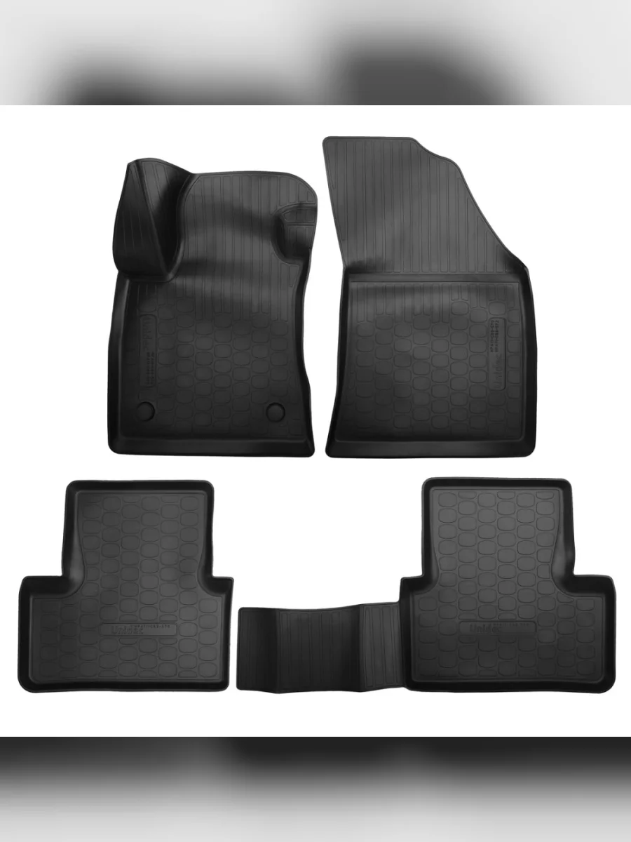 Комплект ковриков в салон Norplast Unidec  Renault Megane (2016-2025) седан (черный)  в Самаре Самарской области