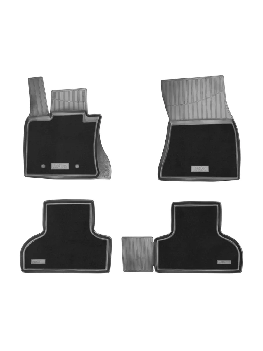 Коврики салонные комбинированные Unidec BMW X5 F15 (2013-2018) (черные)  в Керчи Республика Крым
