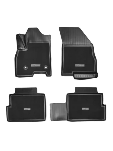 Коврики салонные комбинированные Unidec (черные) Chery Tiggo 7 PRO (2019-2025)