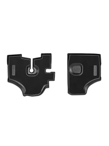 Коврики салонные комбинированные Unidec (черные) Chevrolet Damas (2014-2022)