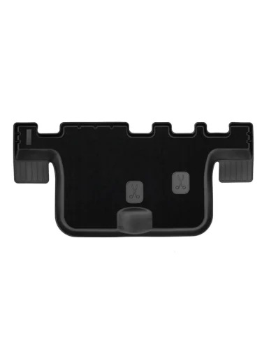 Коврики салонные комбинированные (3 ряд) Unidec (черные) Isuzu mu-X TF (2021-2023)