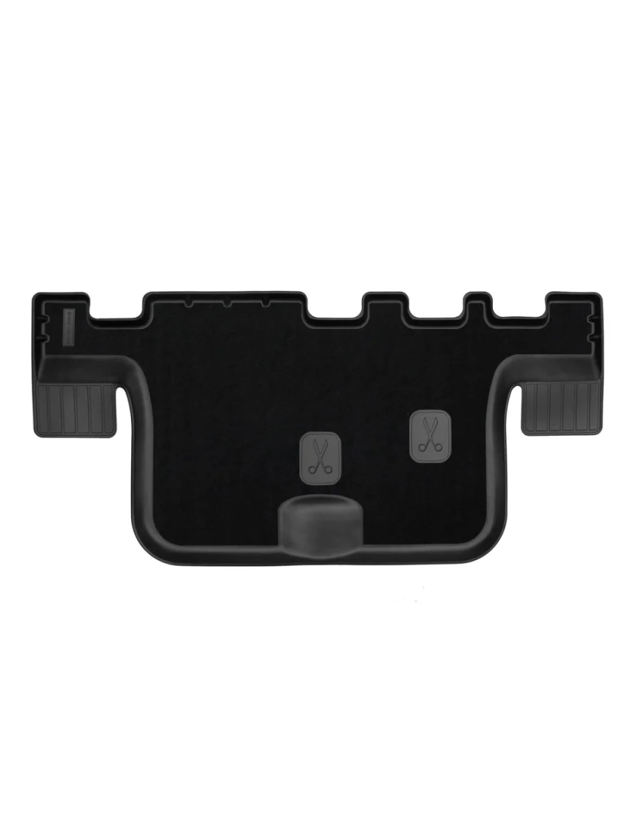 Коврики салонные комбинированные (3 ряд) Unidec Isuzu mu-X TF (2021-2023) (черные)  в Самаре Самарской области