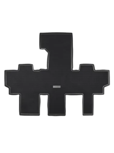 Коврики салонные комбинированные (2 ряд) (Business Long) Unidec (черные) CITROEN SpaceTourer (2016-2022)