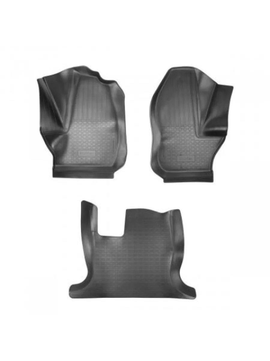 Коврики салонные Norplast Unidec  ГАЗ ГАЗель NN (2019-2025) 220, 129,220,200 (черные)  в Самаре Самарской области