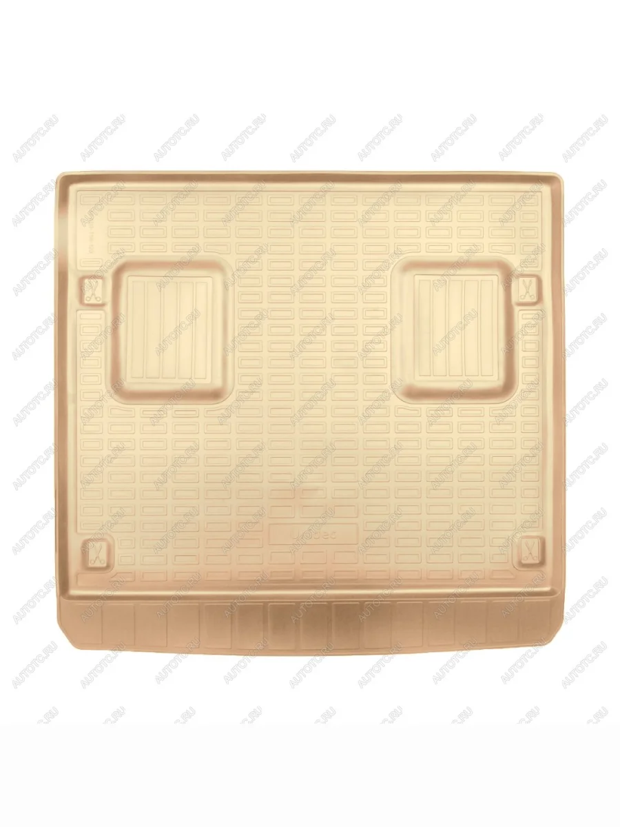 Коврик багажника (полиуретан) Norplast Unidec BAIC BJ40 Plus (2018-2023) (бежевый)  в Самаре Самарской области