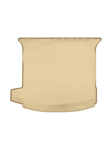 Коврик багажника (полиуретан, сложенный 3 ряд) Norplast Unidec (бежевый) Isuzu mu-X TF (2021-2023)