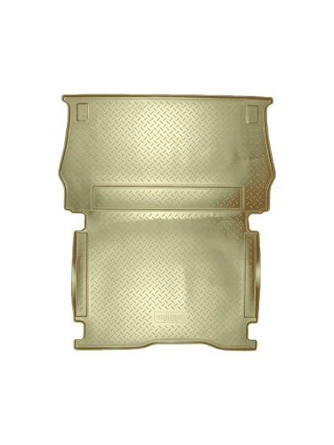 Коврик багажника (полиуретан. стандартная база, РФ) Norplast Unidec (бежевый) Peugeot Partner  B9 (2015-2022) 2-ой рестайлинг