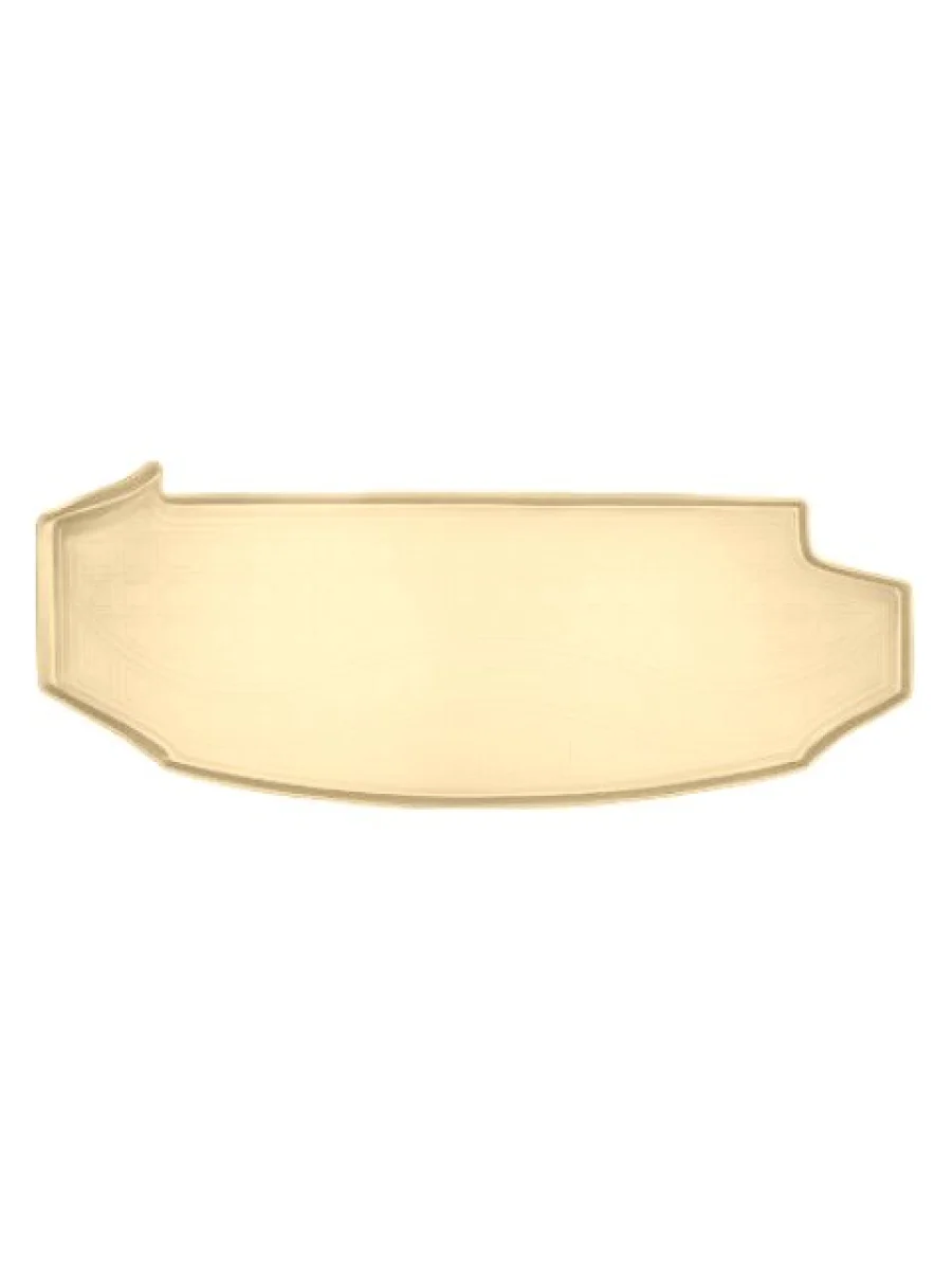 Коврик багажника (полиуретан, 7 мест/разложенный 3 ряд) Norplast Unidec Skoda Kodiaq 1 NS7 дорестайлинг (2017-2021) (бежевый)  в Керчи Республика Крым